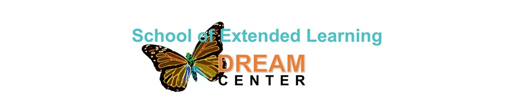 School of Extended Learning Dream Center Butterfly Logo